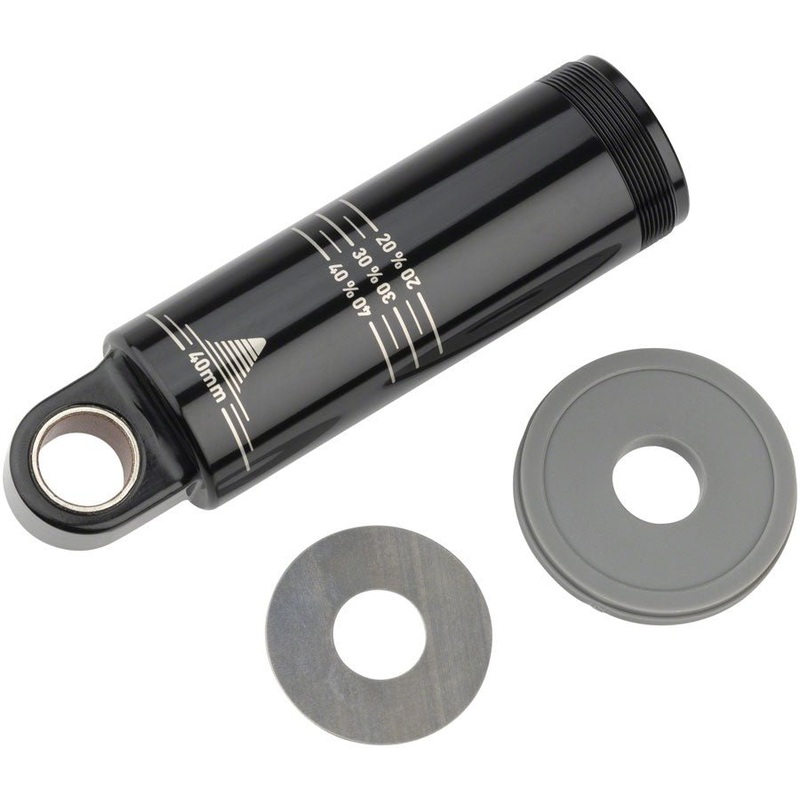 RockShox Rear Shock Damper Body - Standard Eyelet 40mm w/ Hydraulic Bottom Out 5mm Travel Spacer Super Deluxe C1+ 2023+