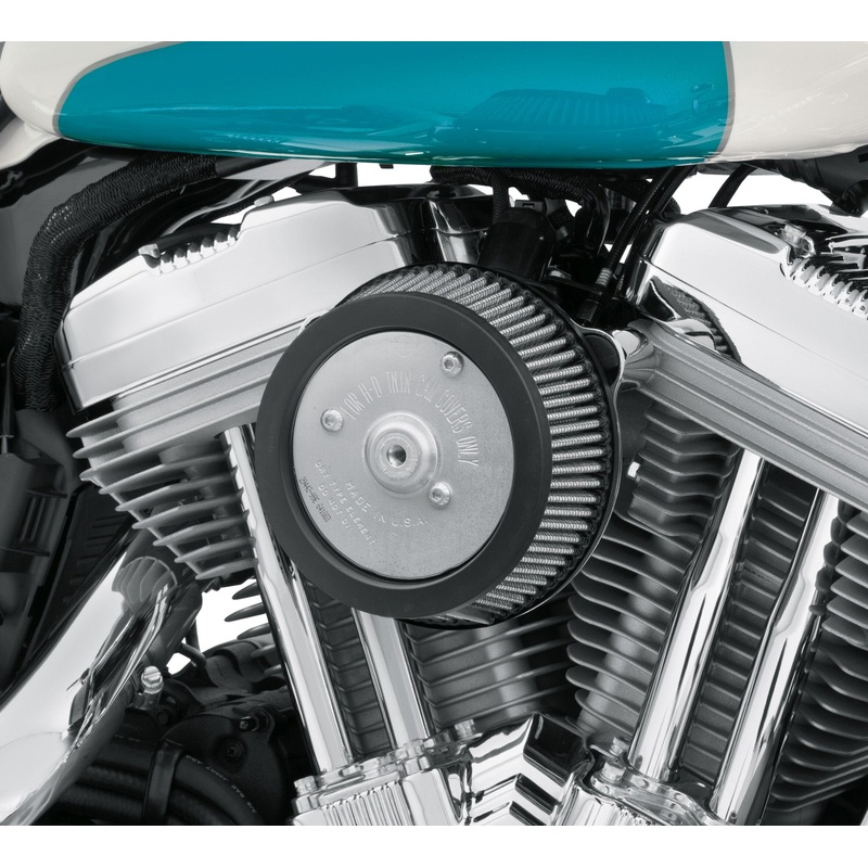 Harley-Davidson 29000019A Screamin' Eagle Round Sportster High-Flow Air Cleaner Kit Screaming Eagle