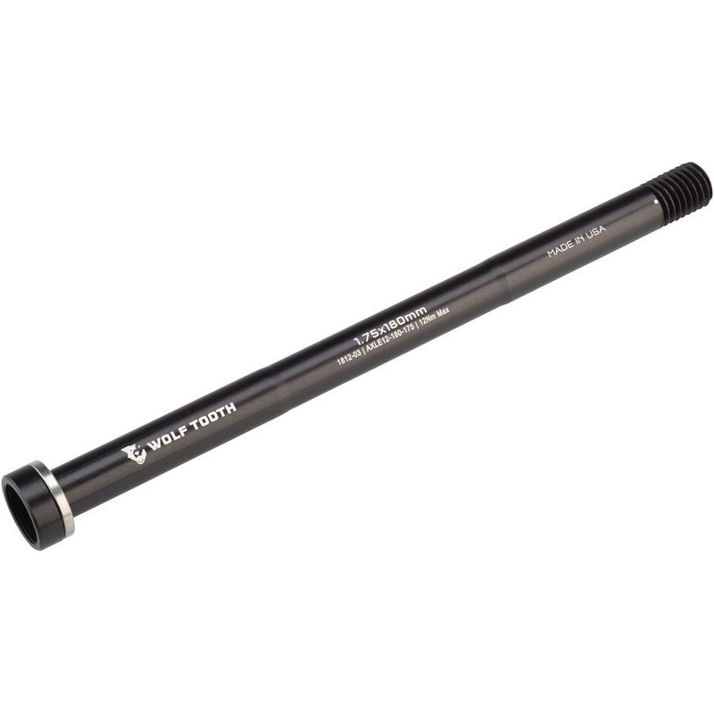 Wolf Tooth Rear Thru Axle - M12 1.75x180mm - Black