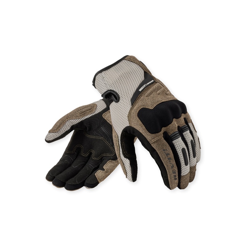 Revit Cavern Textile Gloves Sand / Black