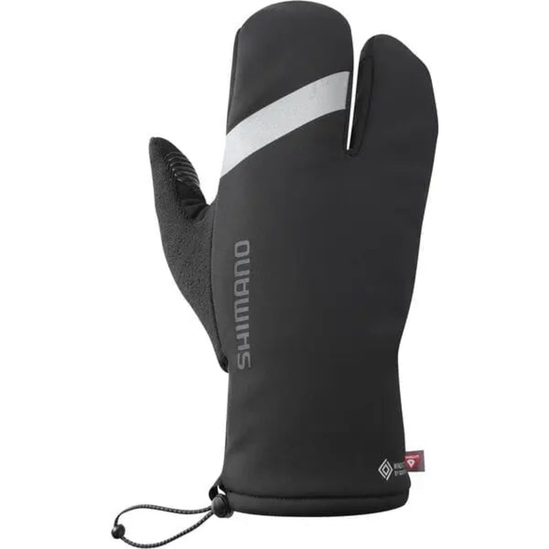 Shimano Windstopper Primaloft 2X2 Cycle Gloves Black