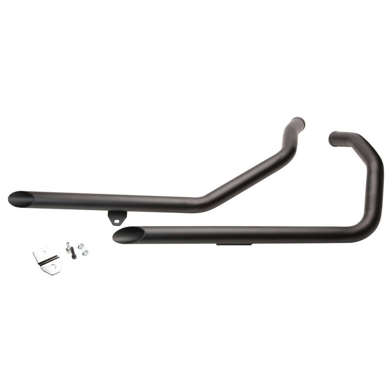 Sportster Drag Pipes Exhaust 1986-2003 - Black Ceramic Coated