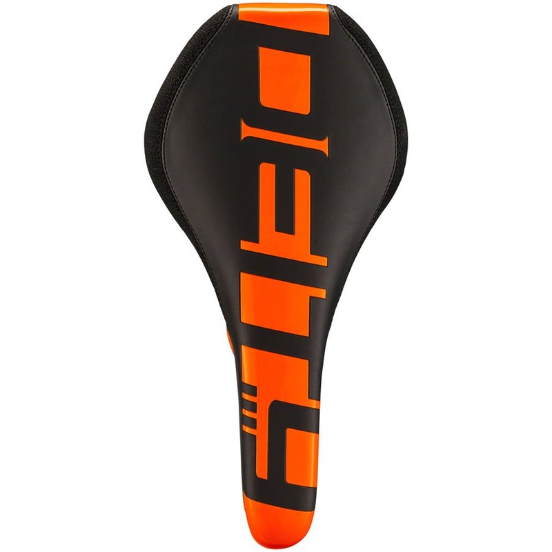 DEITY Speedtrap AM Saddle - Chromoly Black/Orange