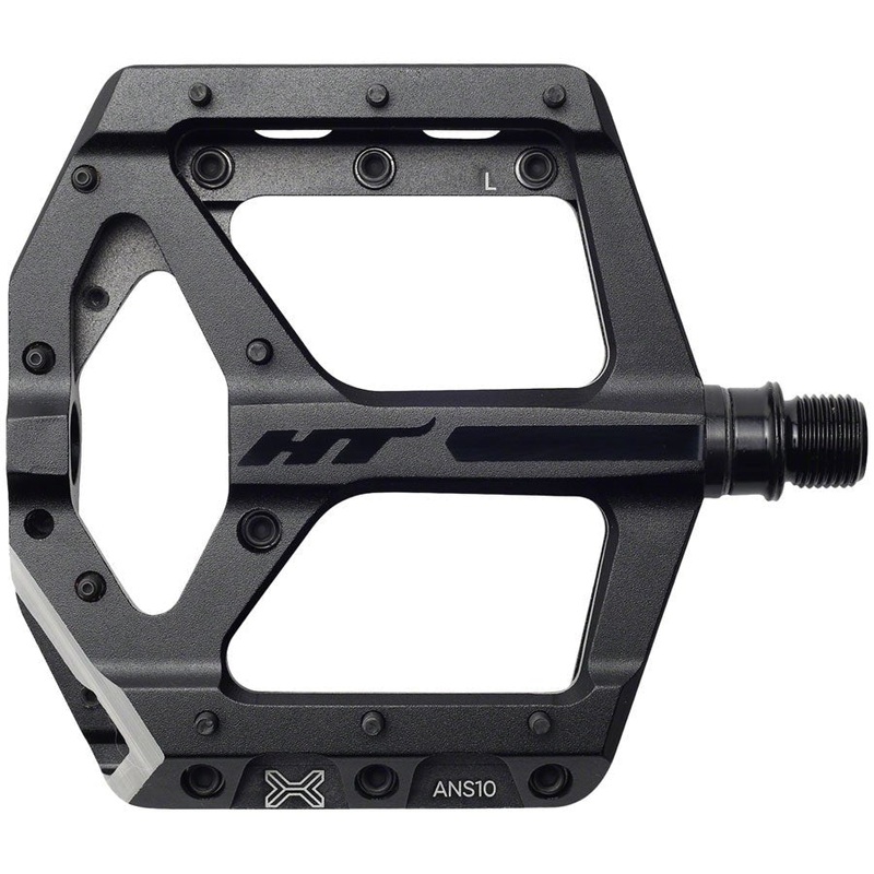 HT Components ANS10 Pedals - Platform Aluminum 9/16" Stealth Black