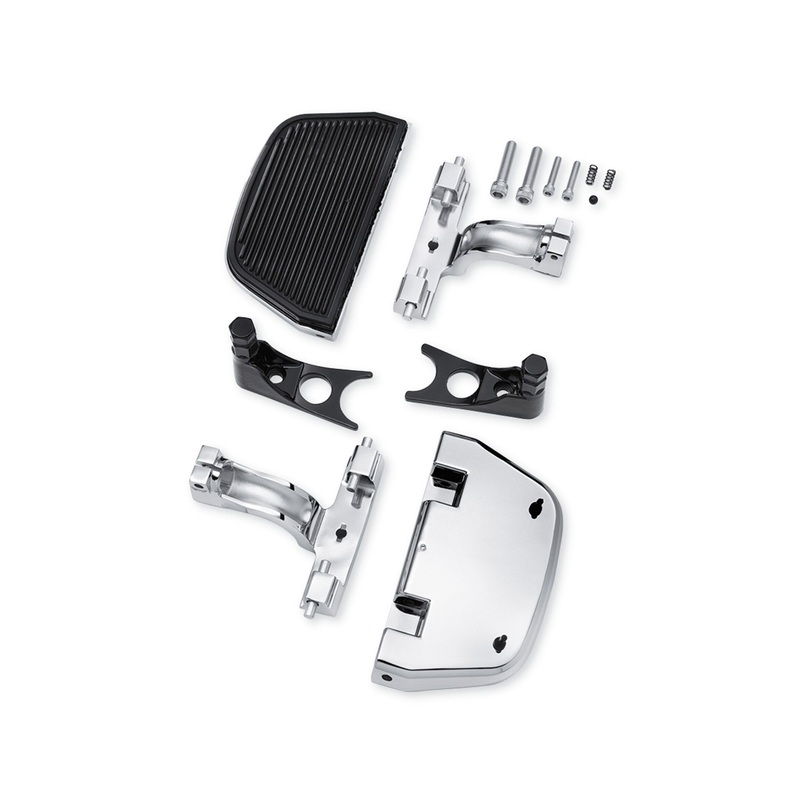 Harley Davidson 52715-04A Chrome Softail Passenger Footboard and Mount KIT-SUPPORT,PSNGR FTBRD,CHRM/SFTL