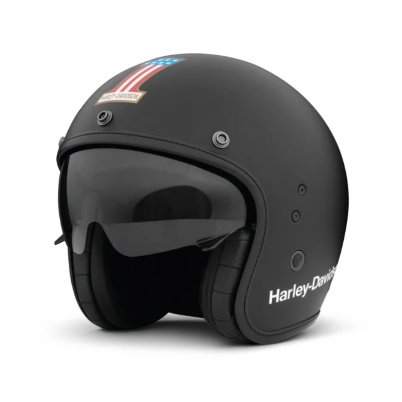 Harley-Davidson Classic #1 X14 Sun Shield 3/4 Helmet 98157-22EX