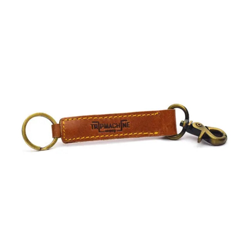 Trip Machine Classic Keyring Vintage Tan