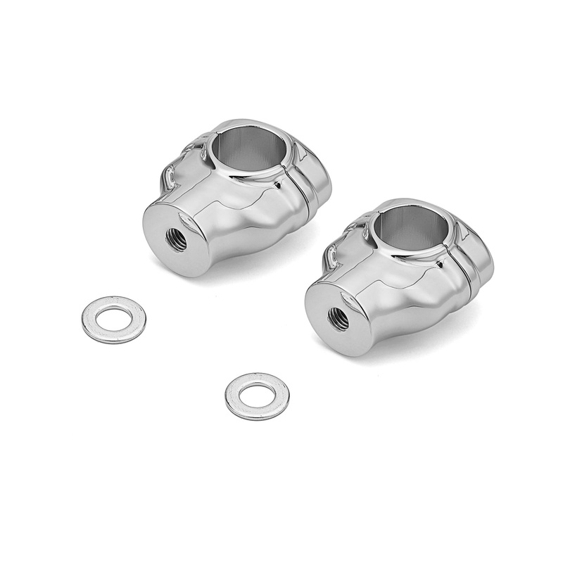 Harley Softail Breakout Fat Bob 2'' Rise Chrome Handlebar Risers Clamp