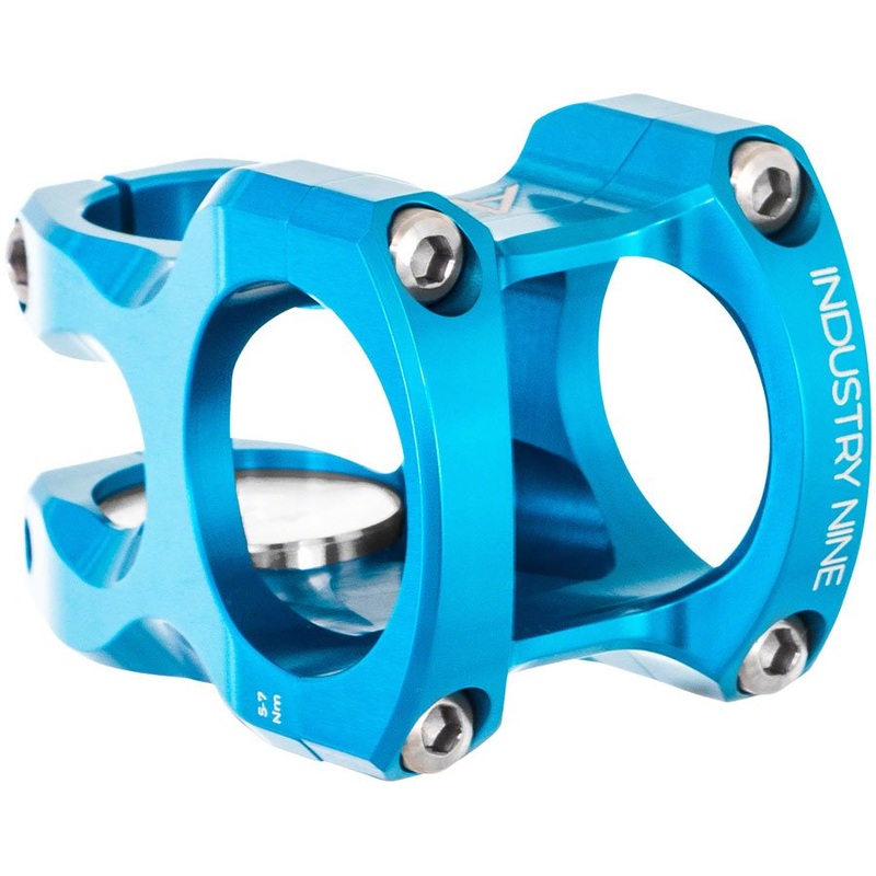 Industry Nine A35 Stem - 35mm Clamp - 50mm Length - Turquoise