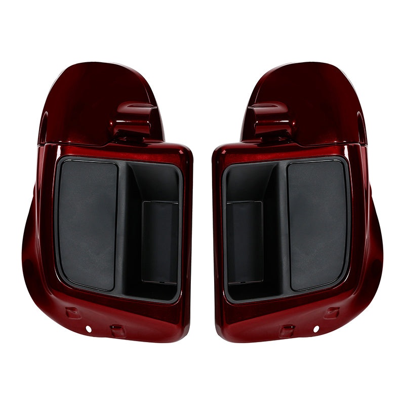 HR3 Twisted Cherry Vented Lower Fairing Kit With 6.5" Speaker Pods For Harley Touring models 2014-2024