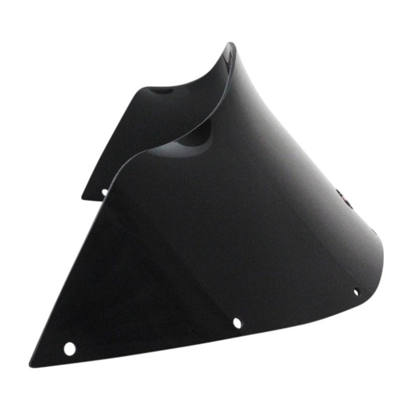 Klockwerks Flare Sport Windshield - 9" - Black - For 1983-1993 FXRT