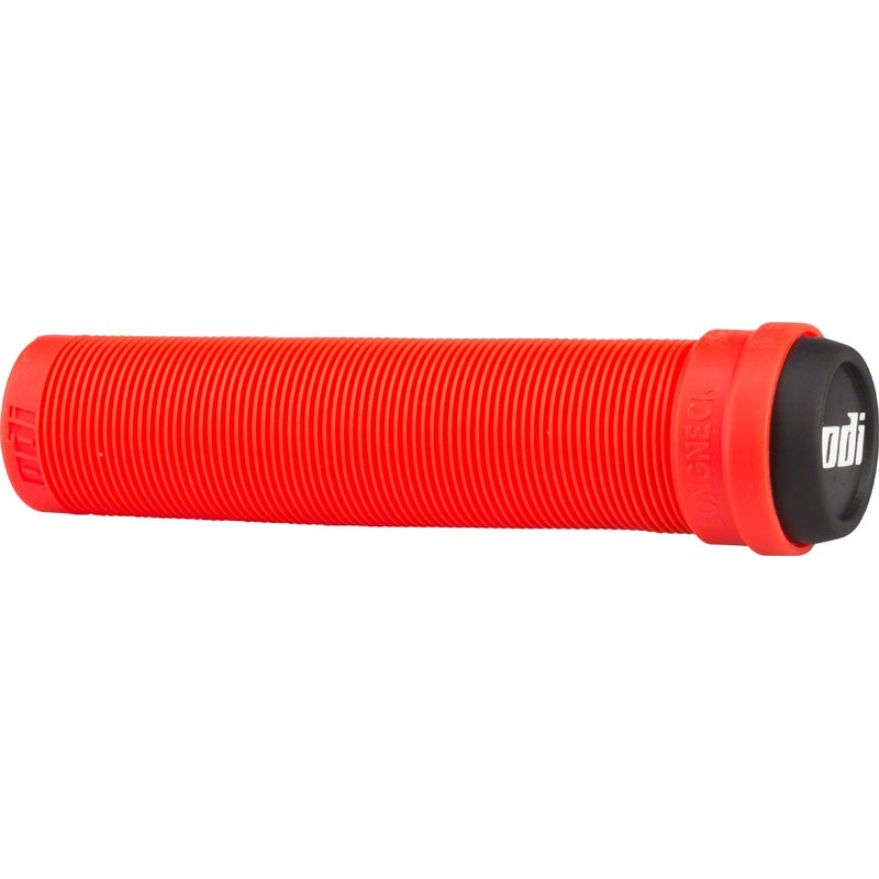 ODI Flangeless Longneck Grips - Fire Red