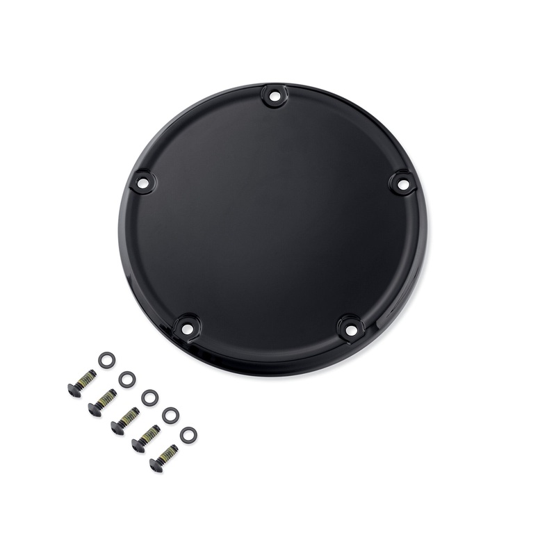 Harley Davidson 25700971 Gloss Black Narrow-Profile Derby Cover KIT,DERBY COVER,GLOSS BLK