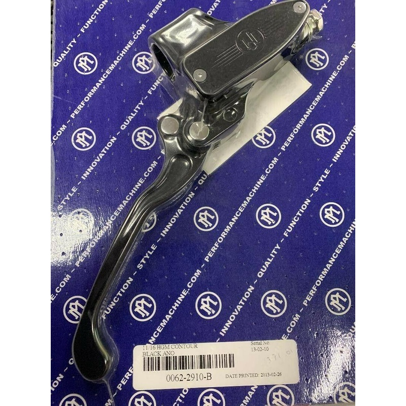 Harley Davidson Hand Control Performance machine black brake master cylinder