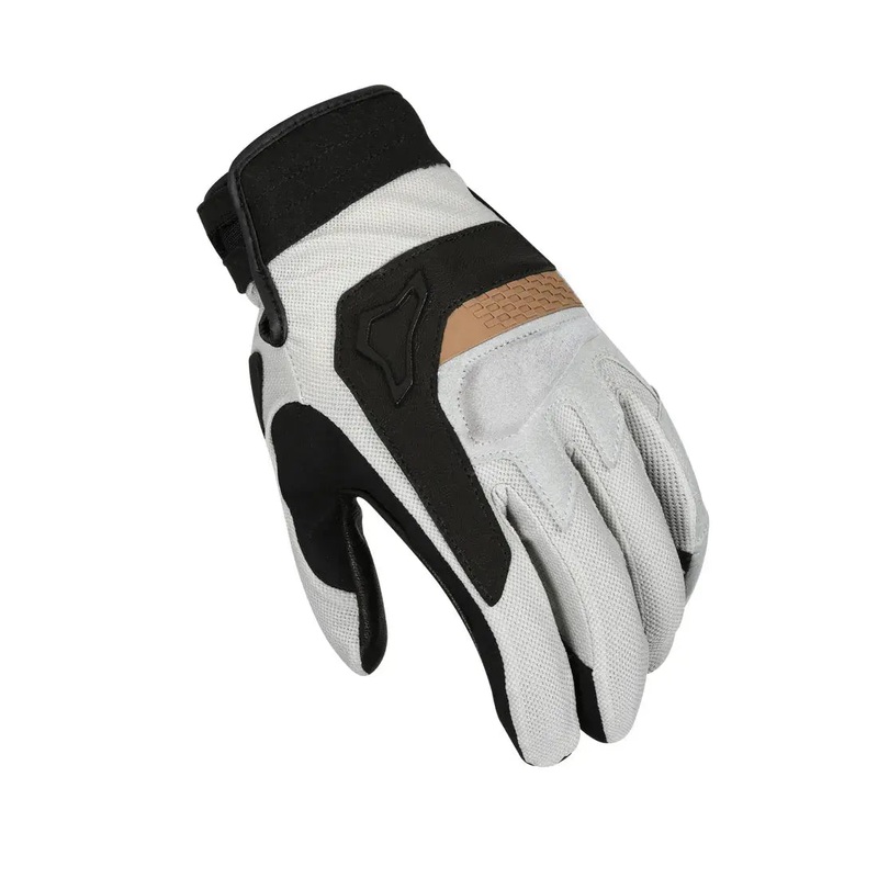 Macna Congra Short Textile Gloves Light Grey / Black / Bronze