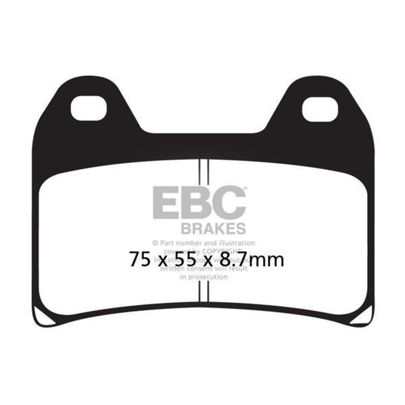 Brakes - FA244  Organic- EBC (1 Set Front)