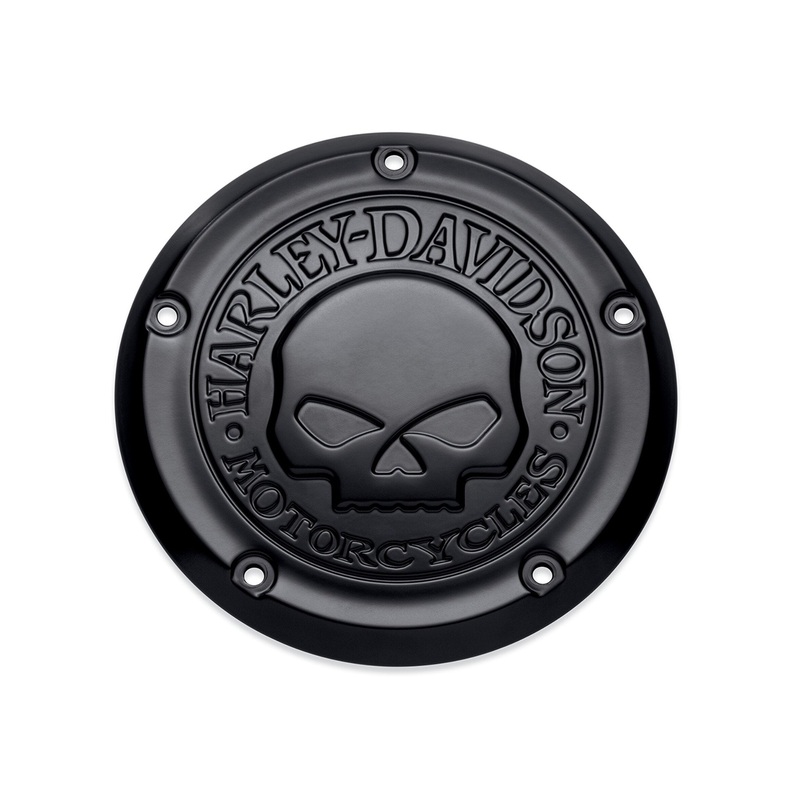 Harley Davidson 25700976 Willie G Skull Derby Cover KIT,CVR/SLG,WILLIE G,BLACK