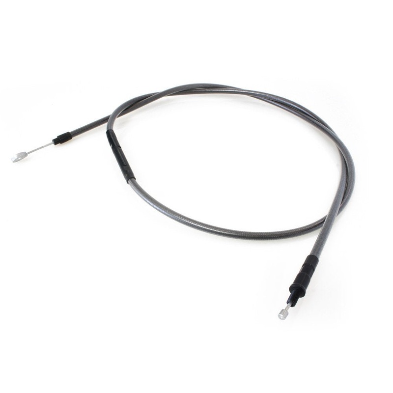 71in. Clutch Cable - Black Pearl. Fits Big Twin 1987-2006 with 5 Speed Transmission.