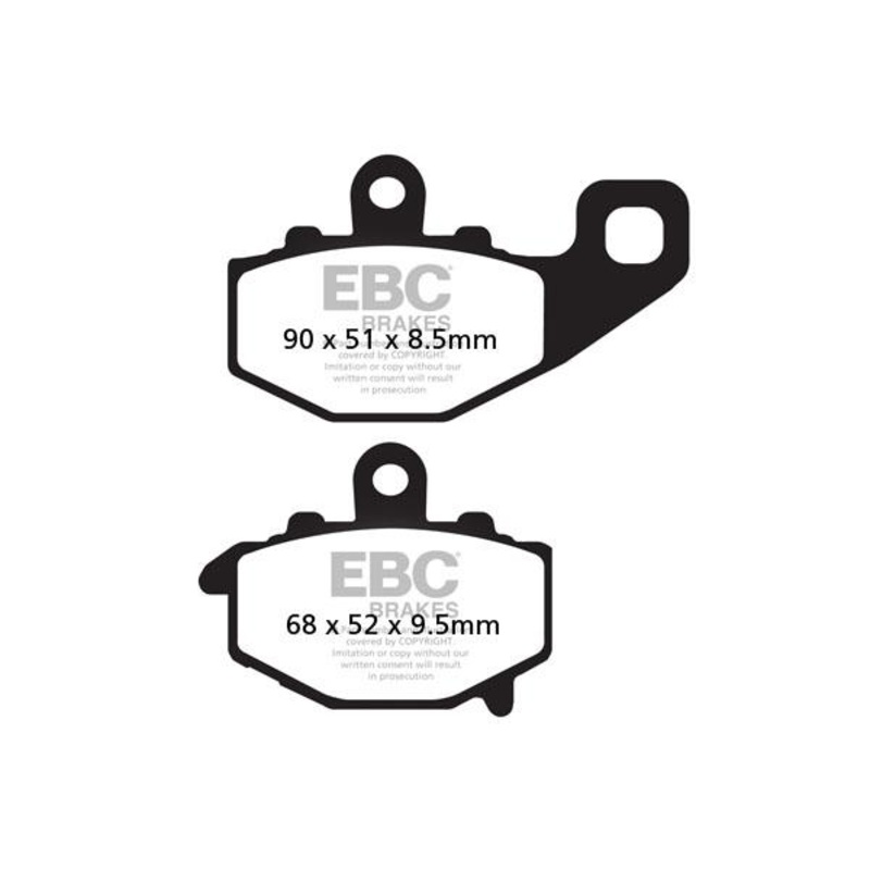 Brakes - FA192V Semi Sintered - EBC (Rear)