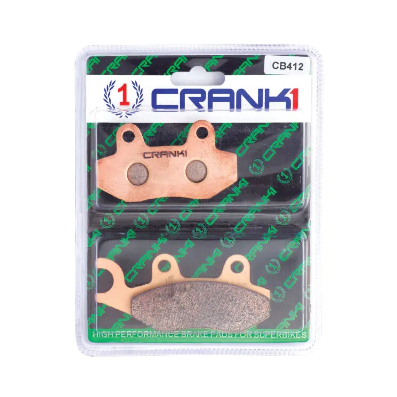 BRAKE PADS REAR TRIUMPH T120  2016 ONWARDS-CB412-CRANK1 Sintered Brake Pad