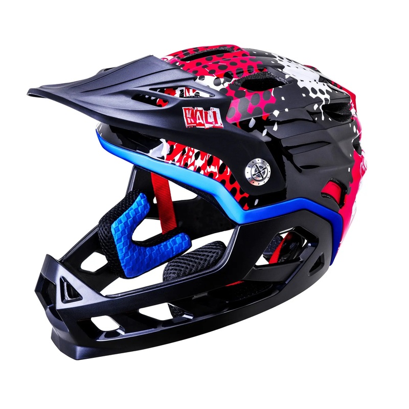 Kali Maya Full Face Child Punk Cycle Helmet Gloss Red