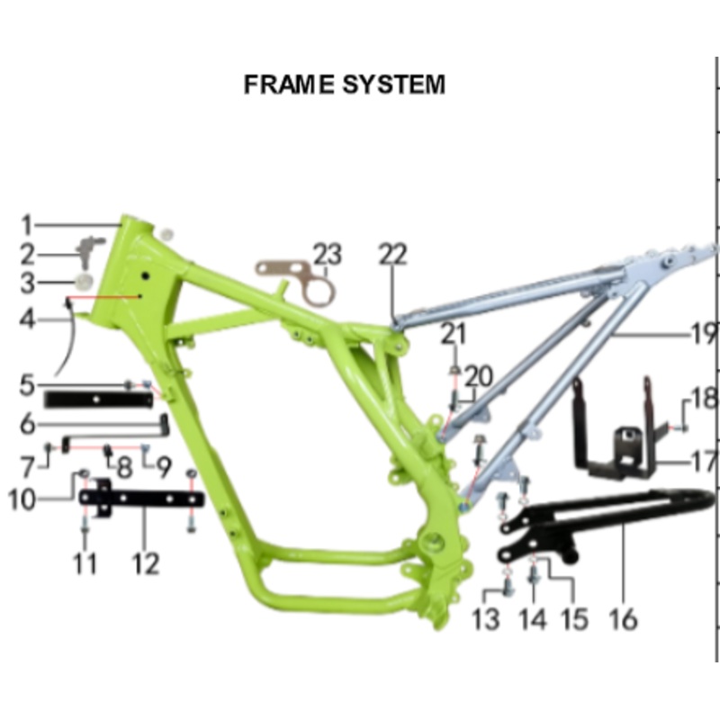 Screw - 150DH & 230DH Gas Dirt Bike
