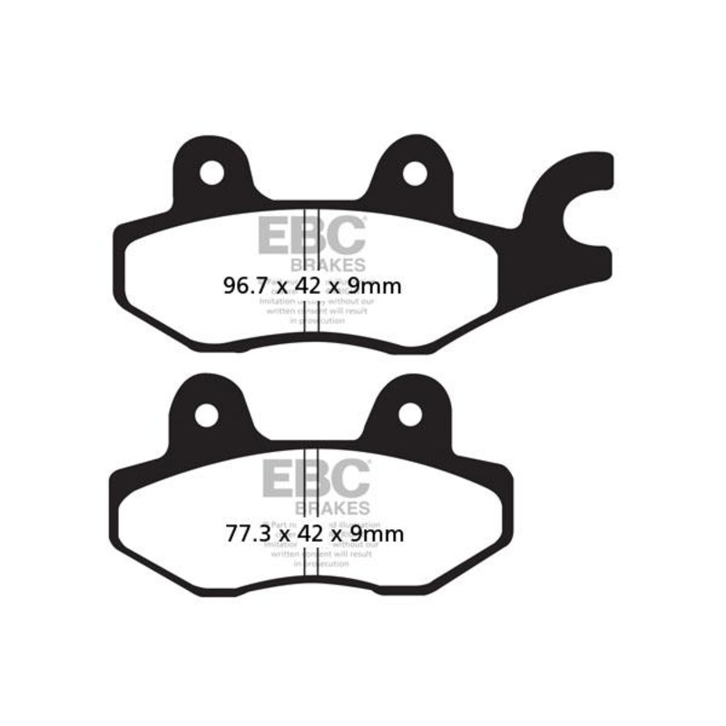Brakes - FA197 Organic- EBC (Rear)