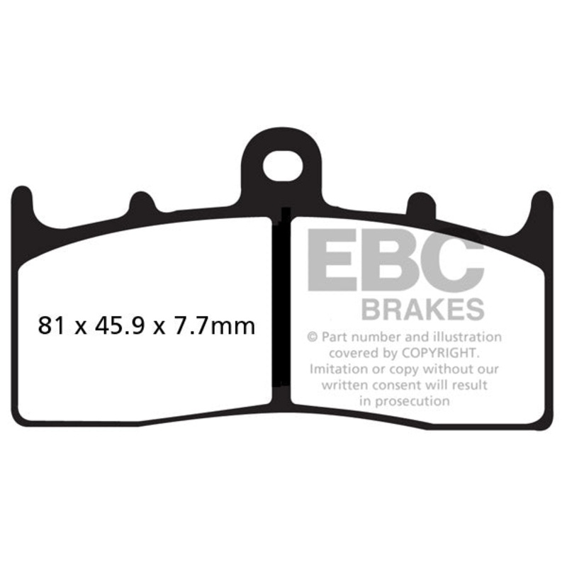 Brakes - FA294HH Fully Sintered  - EBC