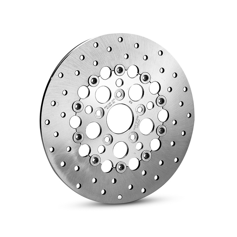Harley Davidson 44359-00A Chrome Rear Brake Rotor KIT-FLOAT,BRAKE DISC,RR CHROME