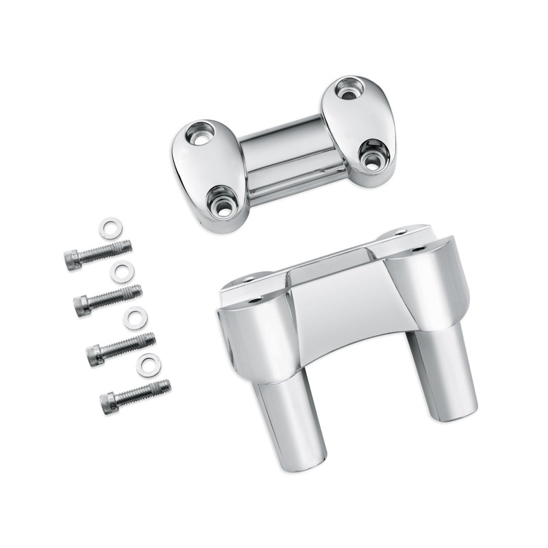 Harley Davidson 56929-10 Chrome Fat Riser Kit FAT APE RISER KIT, CHROME