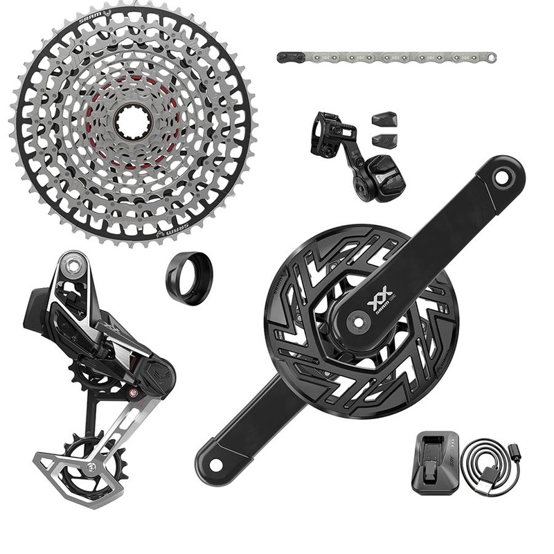 SRAM XX T-Type Eagle AXS Transmission Groupset - eMTB Kit - Brose w/ 165mm Cranks