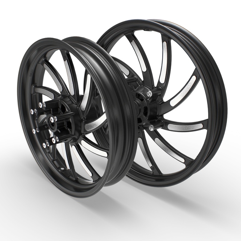 MACHINED WHEEL KIT, 19/18, DISC, STYLE 1 (KXA00014) CLASSIC 350 - UK Euro V Royal Enfield