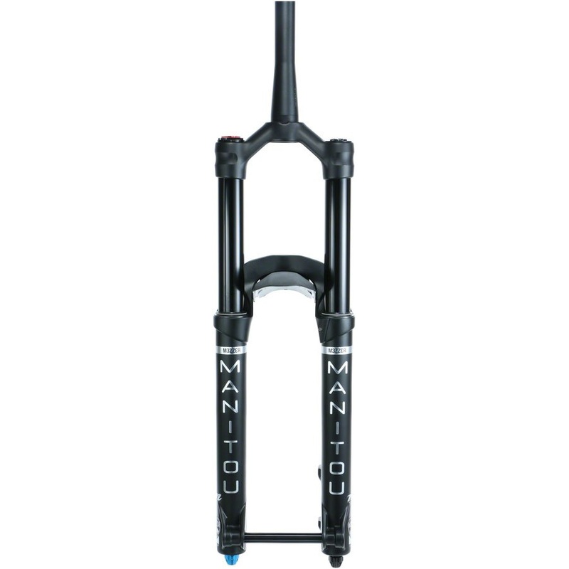 Manitou Mezzer Pro Suspension Fork - 27.5" - 180mm - 15x110mm - 44mm - Offset - Black