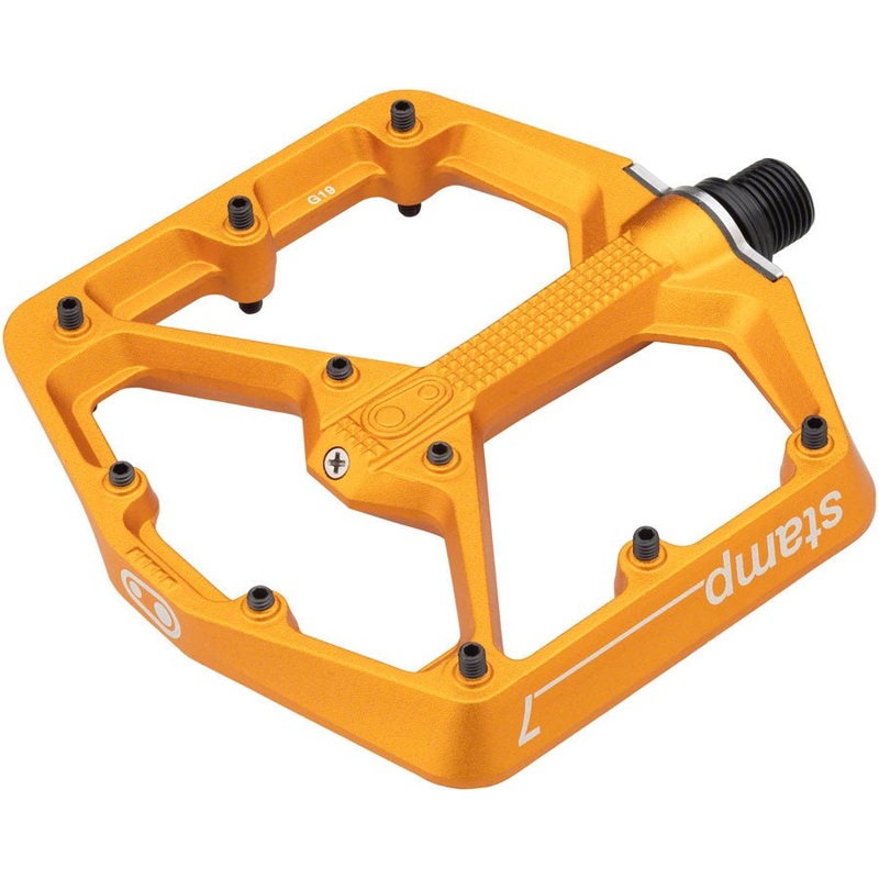 Crank Brothers Stamp 7 Pedals - Platform Aluminum 9/16" Orange Large