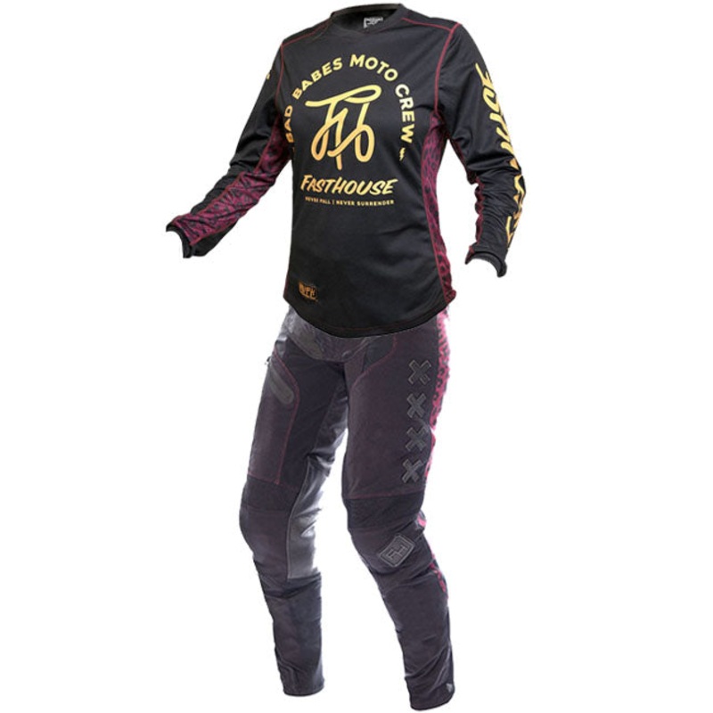 Fasthouse - Grindhouse Golden Script Jersey, Pant Combo