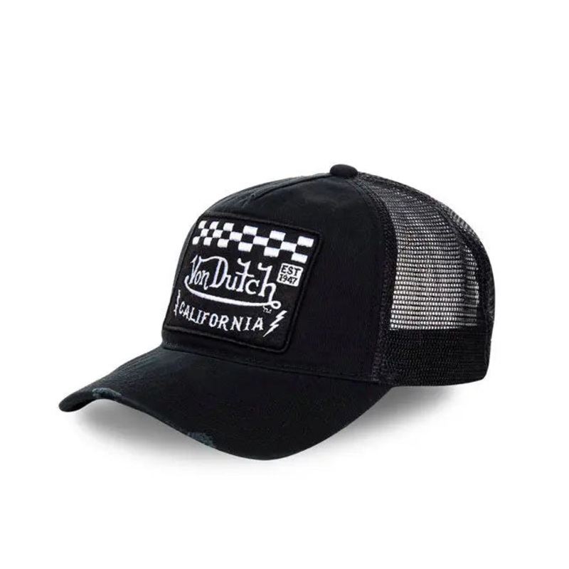 Von Dutch Heritage Cap Square Patch Racer / Black