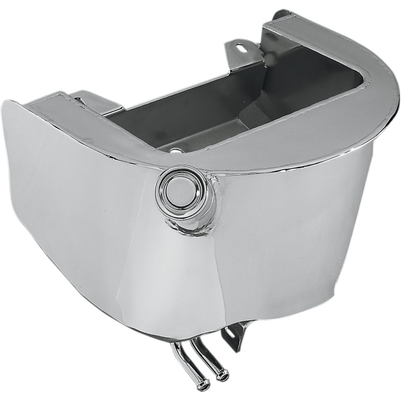 Winged Oil Tank - Chrome - 89-99 Softail