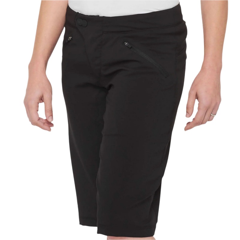 100% Ridecamp Ladies Cycle Shorts 2022 Black