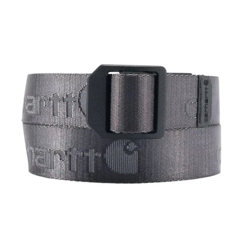 Carhartt Nylon Webbing Ladder Lock Belt Gravel