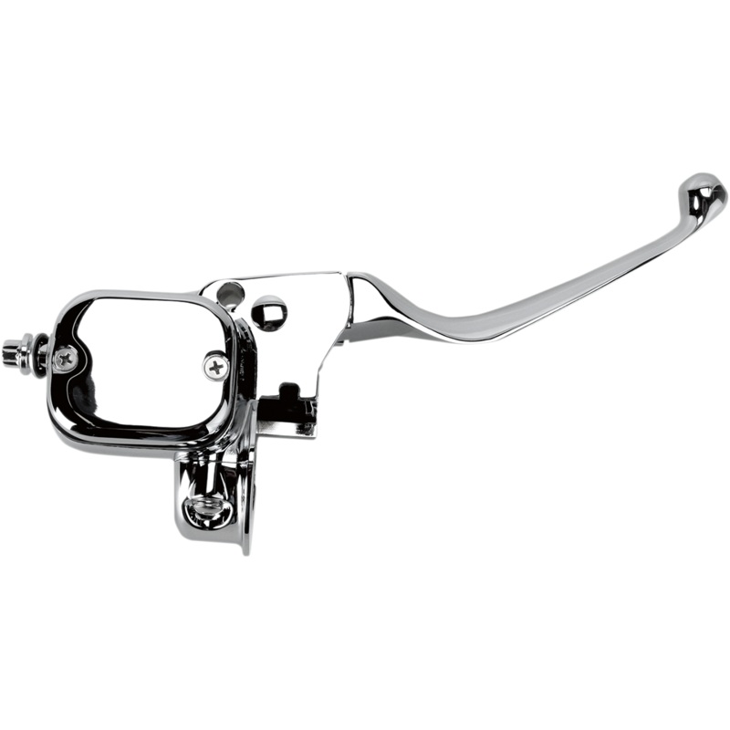 Front Brake Master Cylinder - 11/16" - 96-17 Sportster & Big Twin - Chrome