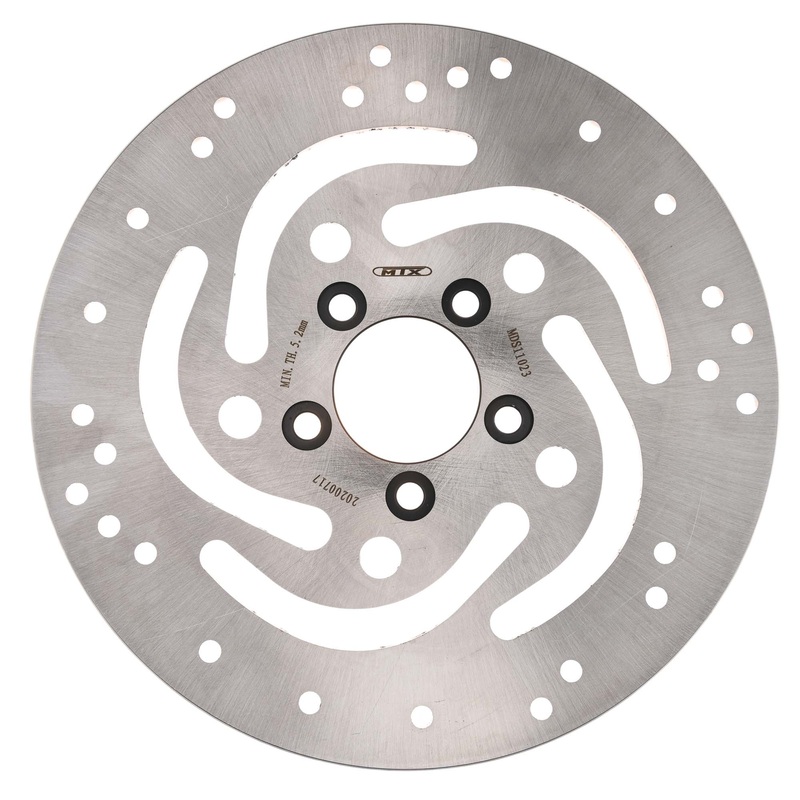 MTX Performance Brake Disc Rear Solid Round Harley Davidson MD513 #11023