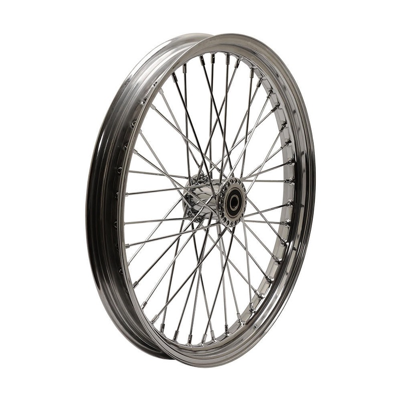 21" X  2.15" Chopper Spool Wheel - Chrome