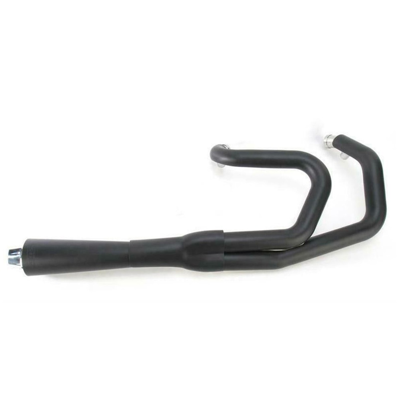 Bassani - Road Rage 2-Into-1 Short Exhaust - 1986-2003 Sportster XL - Black