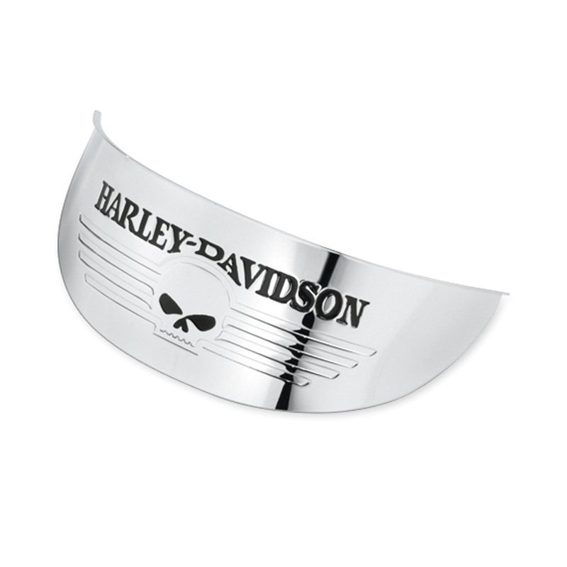 Harley Davidson 69793-07 Skull Headlamp Visor HEADLAMP VISOR, SKULL