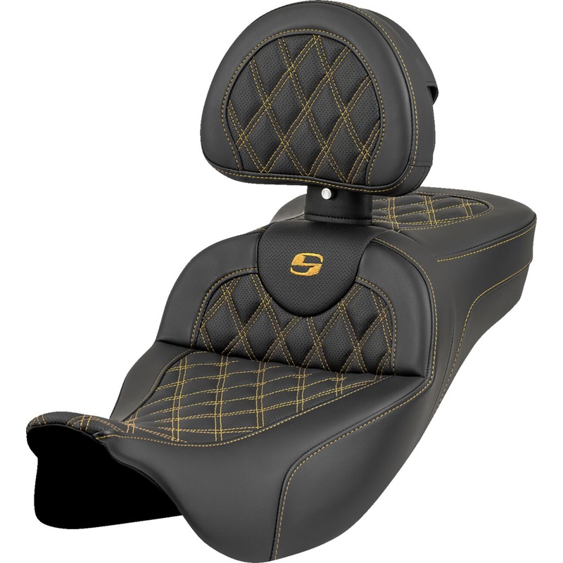 Roadsofa LS With Driver's Backrest Seat, Gold Stitch - 08-24 Touring