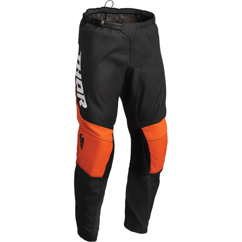Thor Sector Chev Textile Trouser Charcoal / Red / Orange