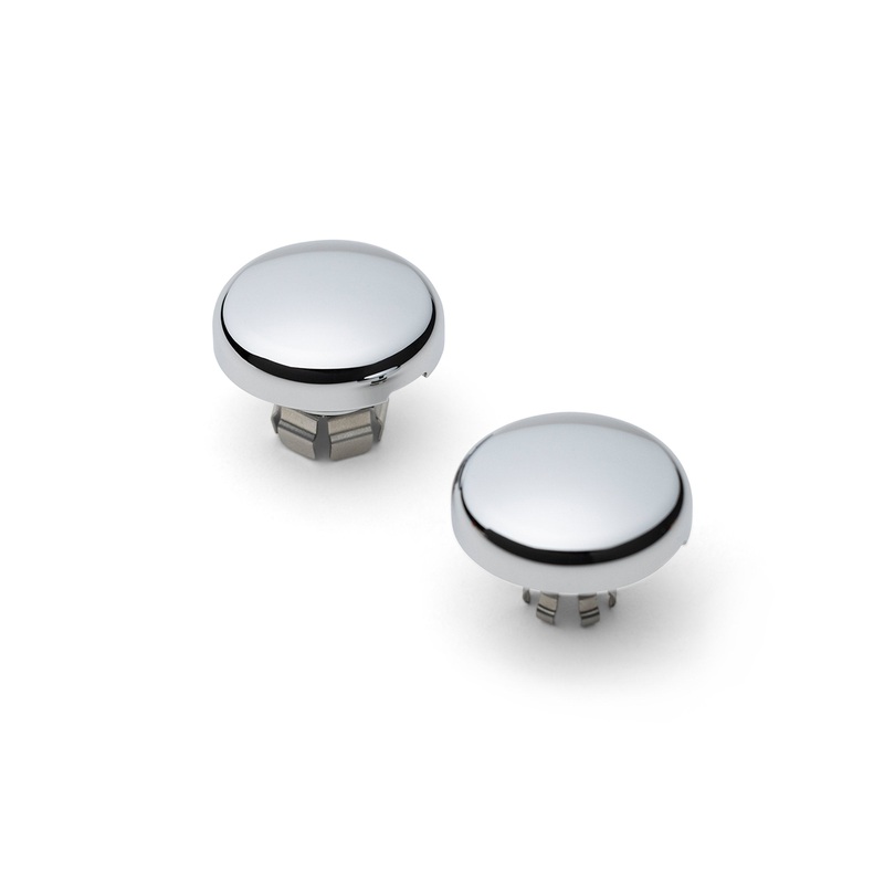 Harley Davidson 43000315 Chrome Front Axle Nut Covers KIT,AXLE,NUT,CVR,FR,CHROME