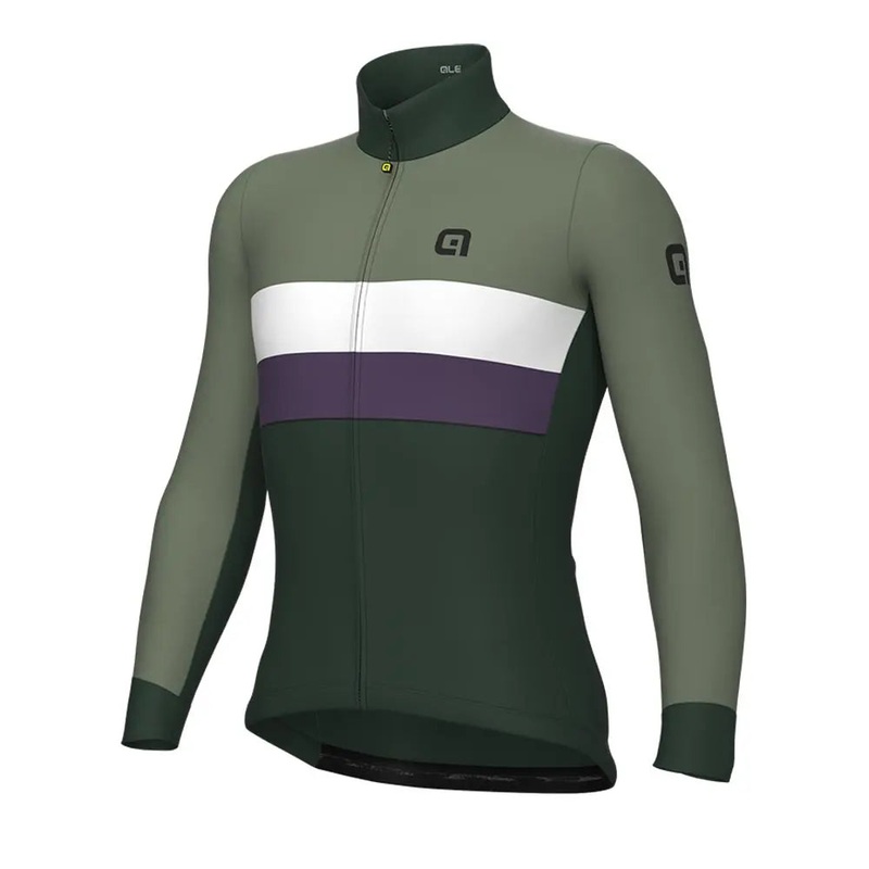 Ale Clothing Chaos Off Road/Gravel Long Sleeves Cycle Jersey Green