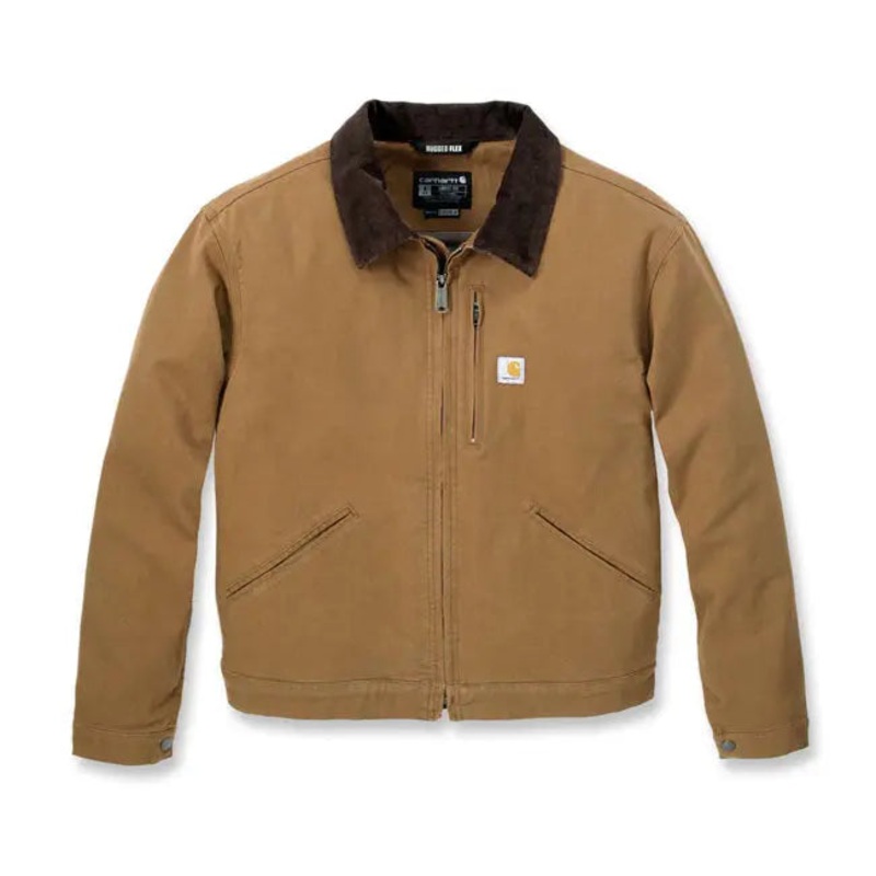 Carhartt Relaxed Fit Canvas Detroit Ladies Jacket Carhartt Brown