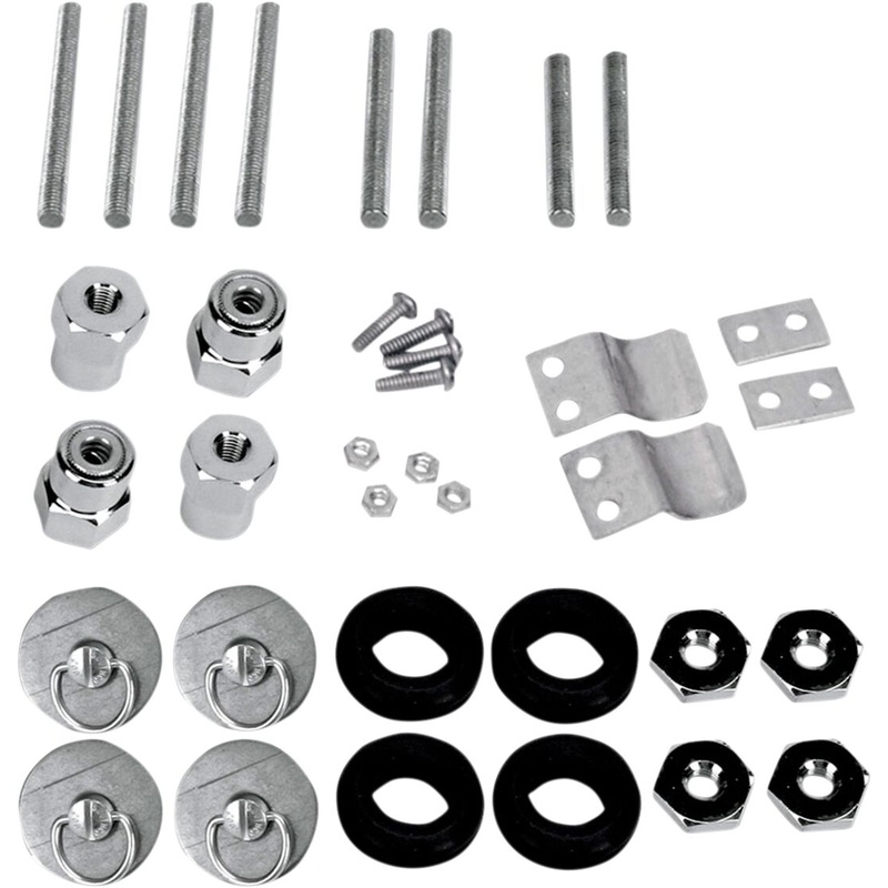 S4 Quick Disconnect Docking Post and Fastener Kit, Chrome - Sportster